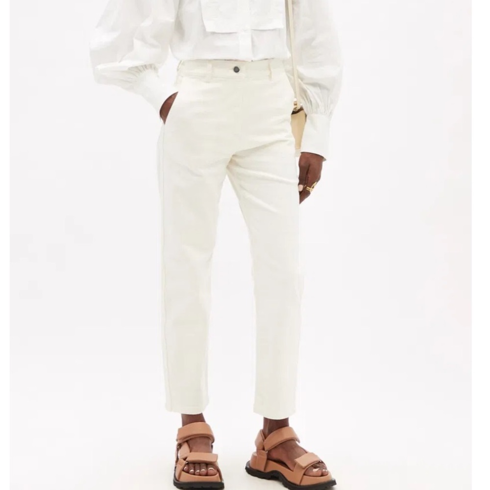 Lee Mathews Ivory  High Rise Jeans